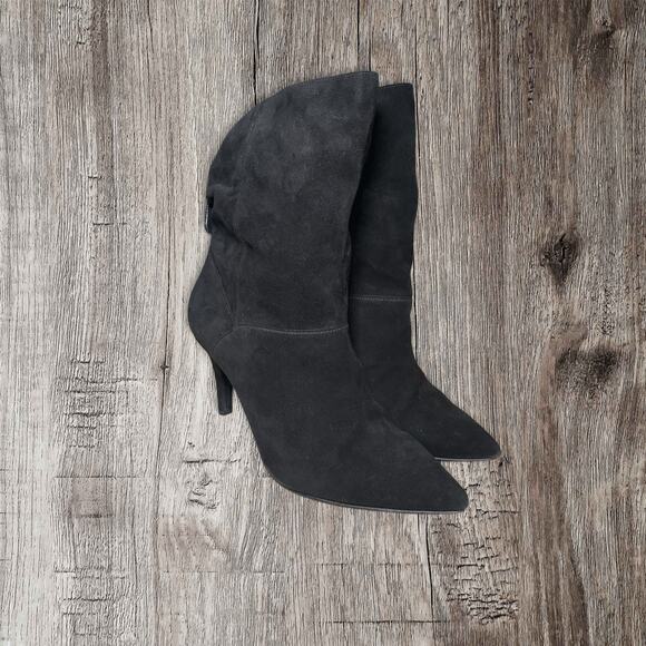 Michael Kors Carey bootie black suede‎ size 9 - Picture 1 of 5